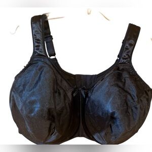 Bali Minimizer Bra Womens Size 40DD Black Breathable Mesh Underwire #3562 As Is